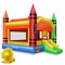 Cloud 9 Crayon Bounce House with Blower - Large Inflatable Bouncer for Kids with Slide